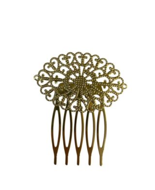 PACK 4 PEINECILLOS DORADO ROMBO