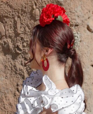 PEINECILLO LUNAR ROJO  LALA COMPLEMENTOS