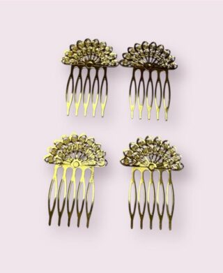PACK DE 4 PEINECILLO ABANICO MINI