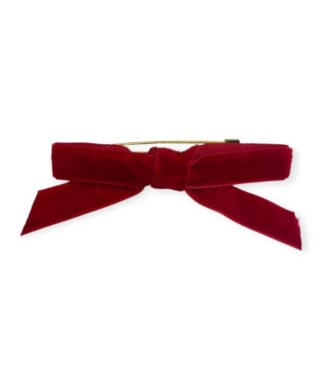 BROCHE LAZO TERCIOPELO