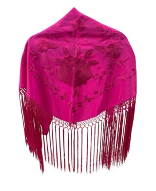 MANTONCILLO M3 BORDADO FUCSIA
