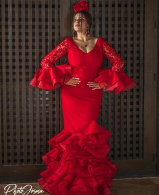 MODELO ENCAJE  ROJO