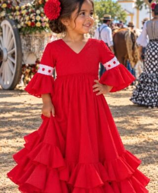 BATA NIÑA  ROJO PLUMETI